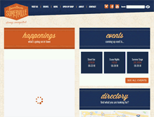 Tablet Screenshot of downtownsomerville.com